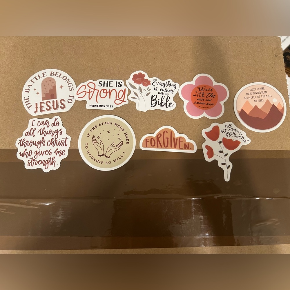 3 for $12 Inspirational Sticker Set with Quotes
